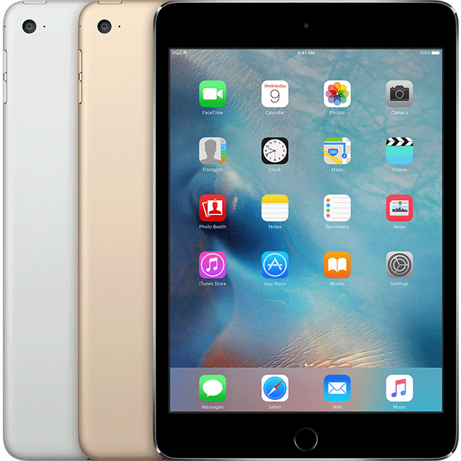 Apple iPad Mini 4 7,9" 128GB Wi-Fi + LTE A1550 Retina Touch ID